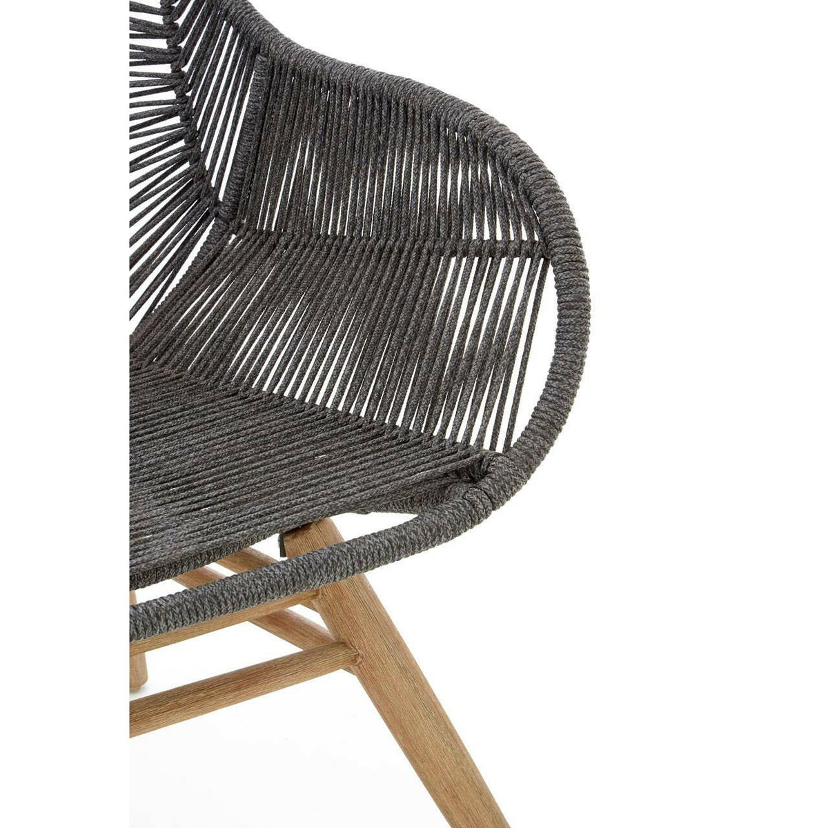Sisal Grey Rope Armchair.
