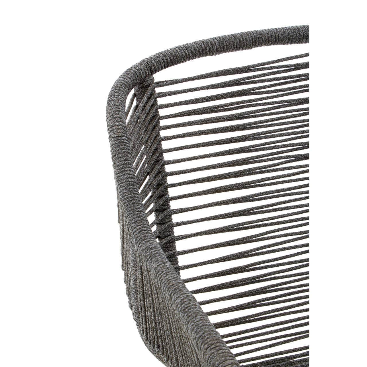 Noosa & Co. Living Sisal Grey Rope Armchair House of Isabella UK