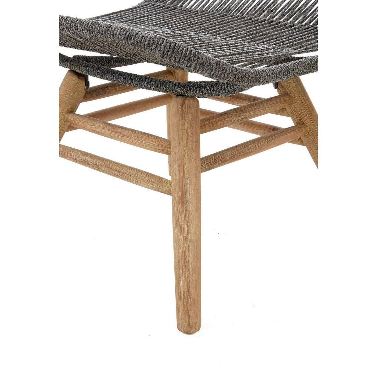 Sisal Grey Rope Lounge Chair & Footstool.