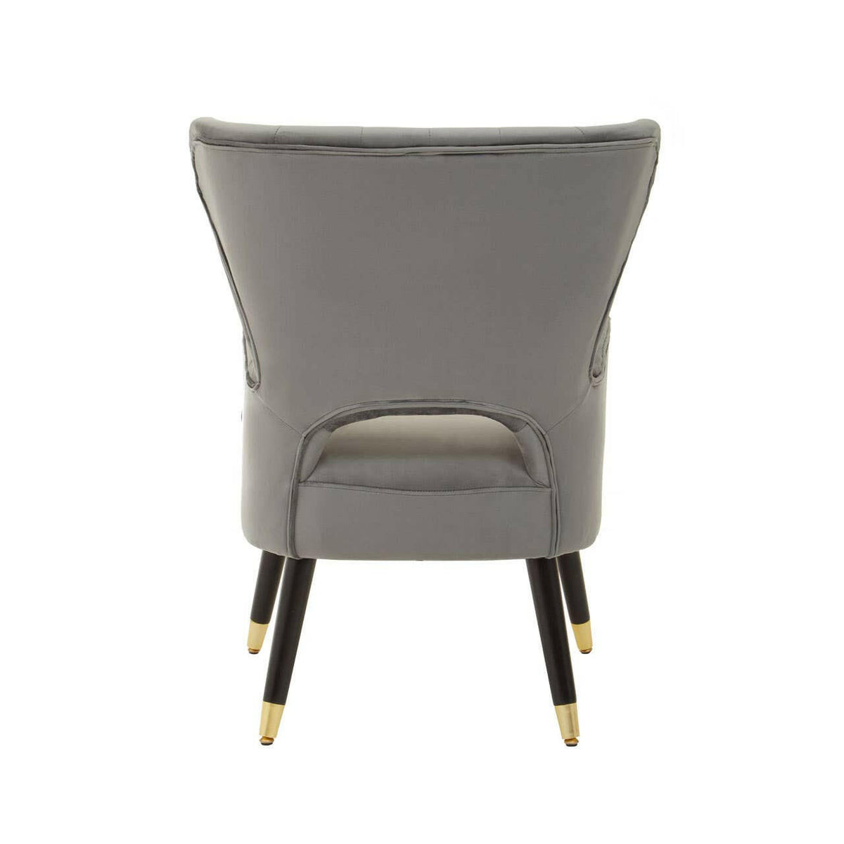 Sloan Grey Velvet Armchair.
