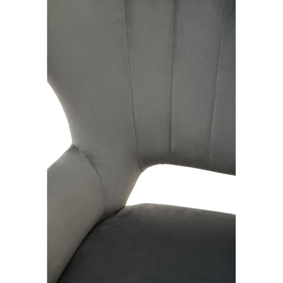 Sloan Grey Velvet Armchair.