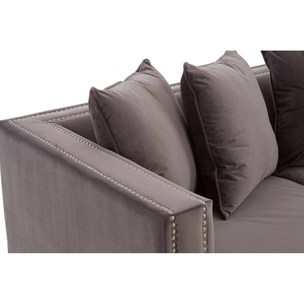 Sofia 2 Seat Viola Brown Sofa.