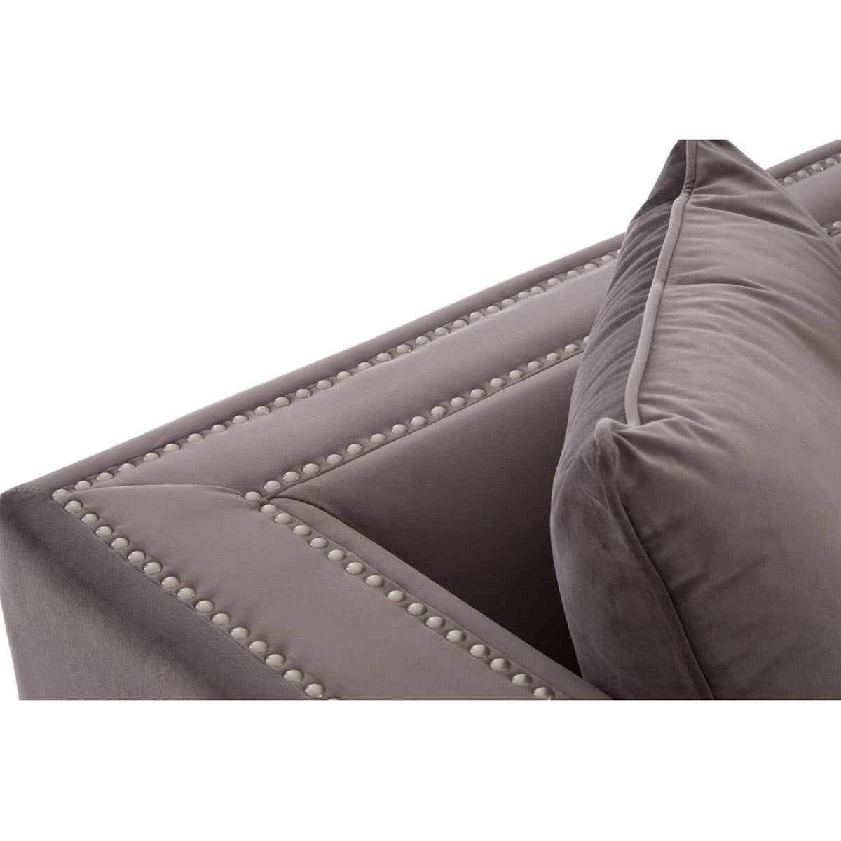 Sofia 2 Seat Viola Brown Sofa.