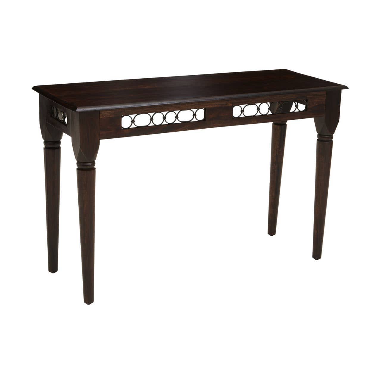 Noosa & Co. Living Srina Dark Sheesham Wood Console Table House of Isabella UK