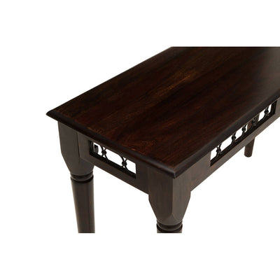 Noosa & Co. Living Srina Dark Sheesham Wood Console Table House of Isabella UK