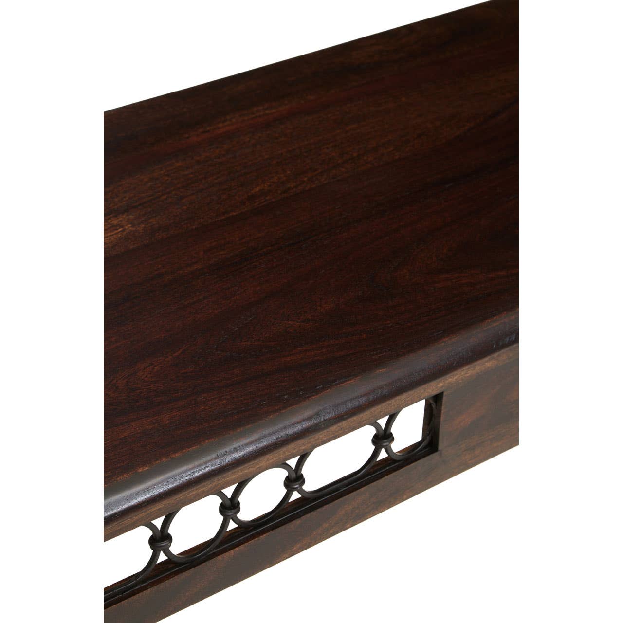 Noosa & Co. Living Srina Dark Sheesham Wood Console Table House of Isabella UK