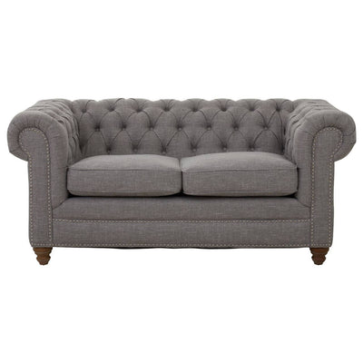 Noosa & Co. Living Stella Two Seat Grey Linen Sofa House of Isabella UK