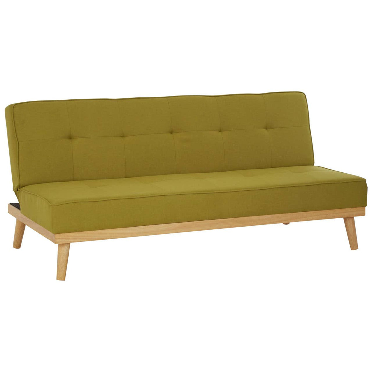 Stockholm 3 Seat Green Sofa Bed.