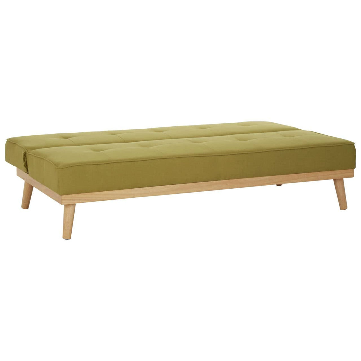 Stockholm 3 Seat Green Sofa Bed.