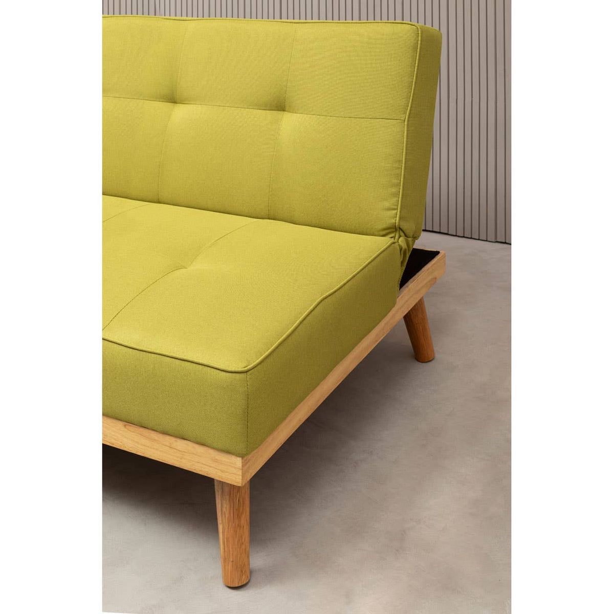Stockholm 3 Seat Green Sofa Bed.