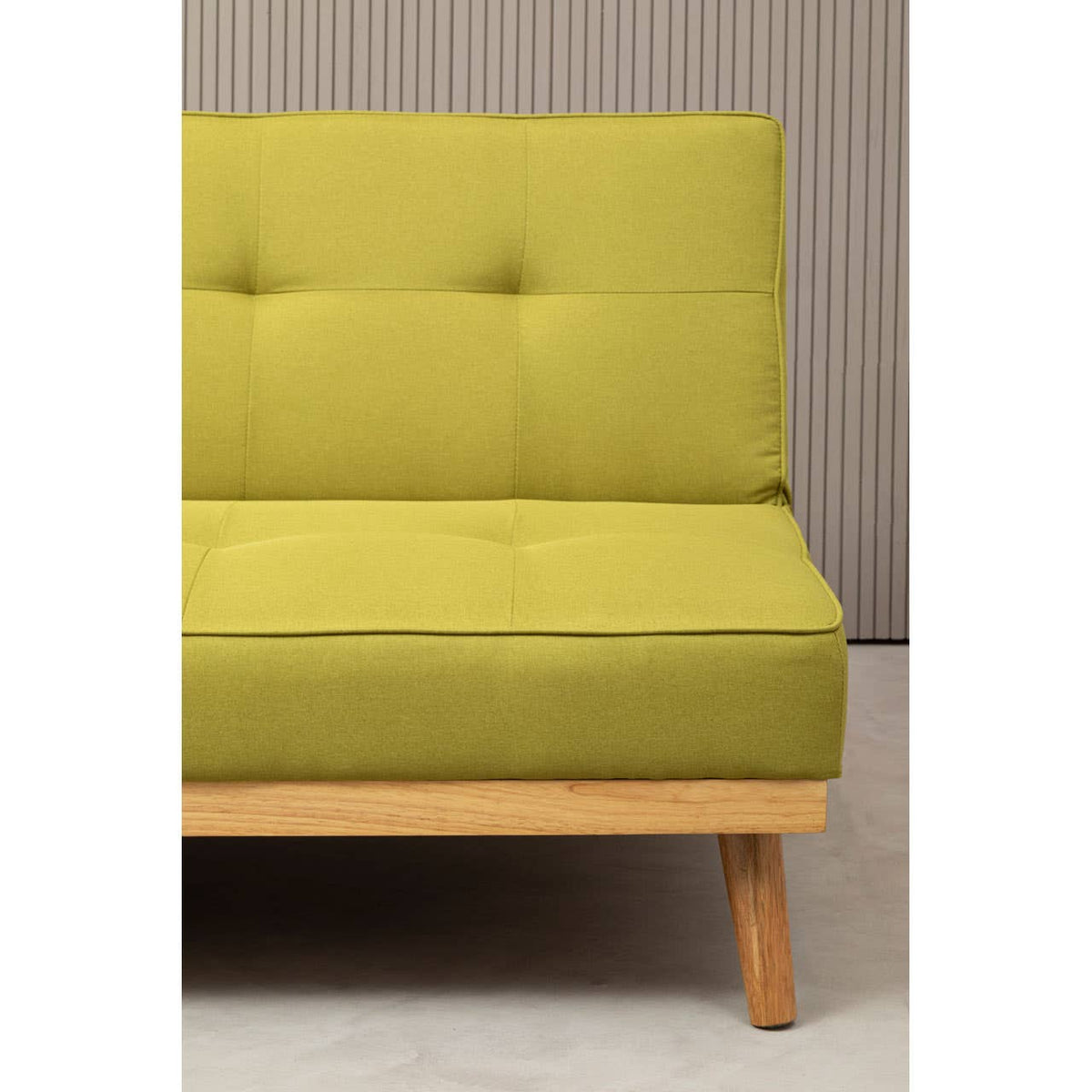 Stockholm 3 Seat Green Sofa Bed.