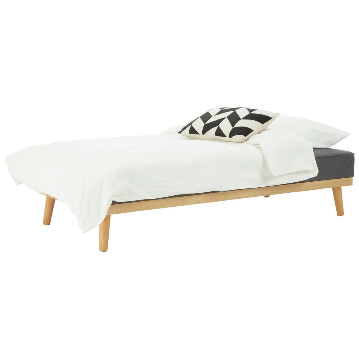 Stockholm 3 Seat Grey Sofa Bed.