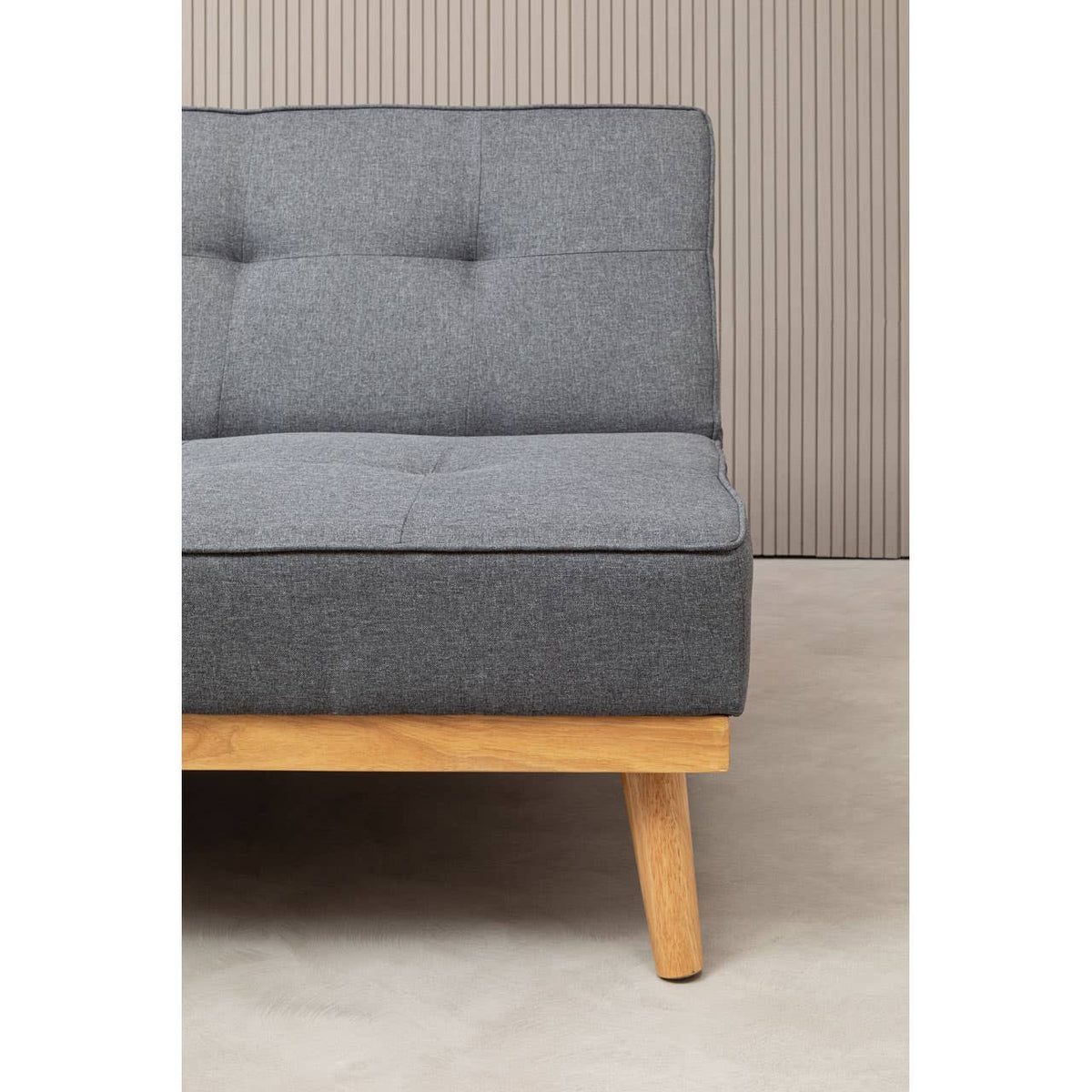 Stockholm 3 Seat Grey Sofa Bed.