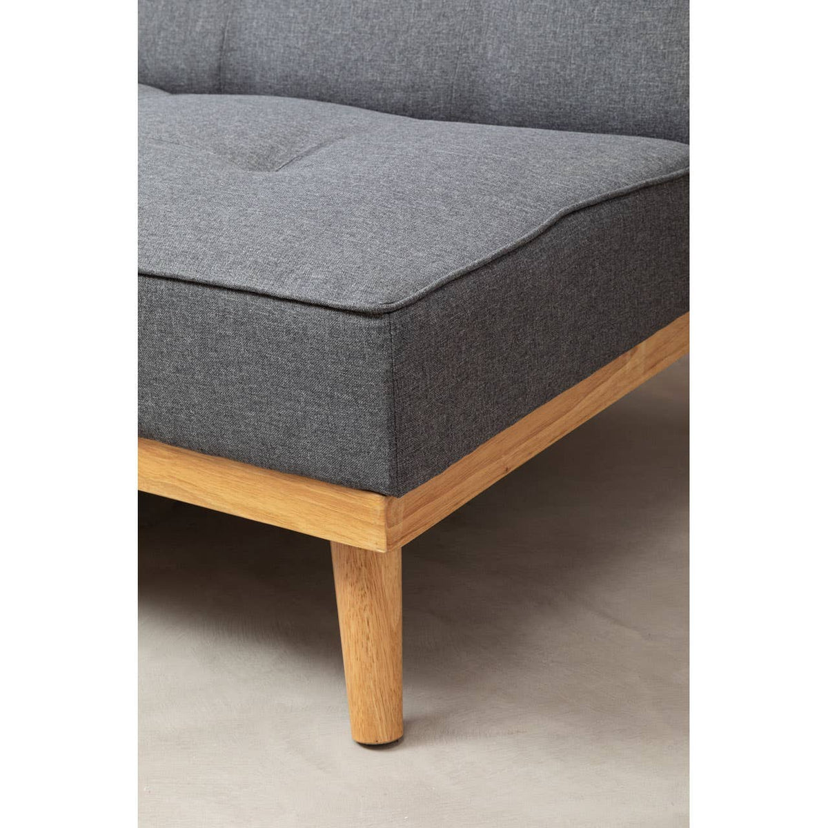 Stockholm 3 Seat Grey Sofa Bed.