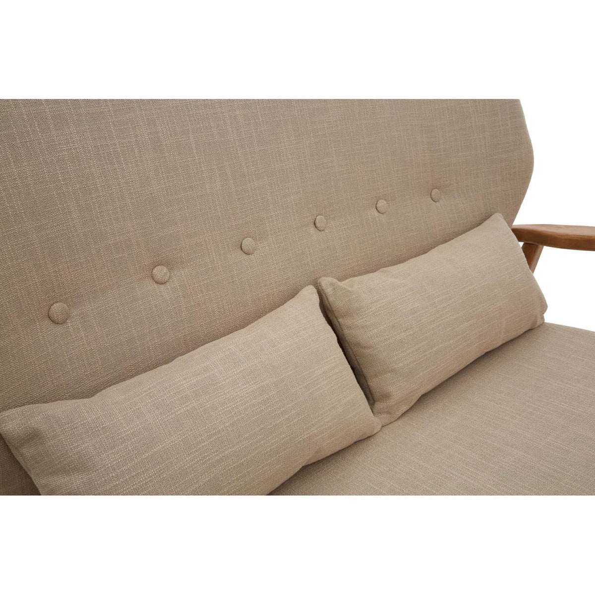 Stockholm Birch Wood Frame 2 Seat Sofa.