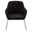 Stockholm Black Fabric Chair.
