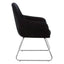 Stockholm Black Fabric Chair.