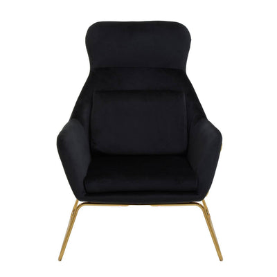 Noosa & Co. Living Stockholm Black Velvet Armchair House of Isabella UK