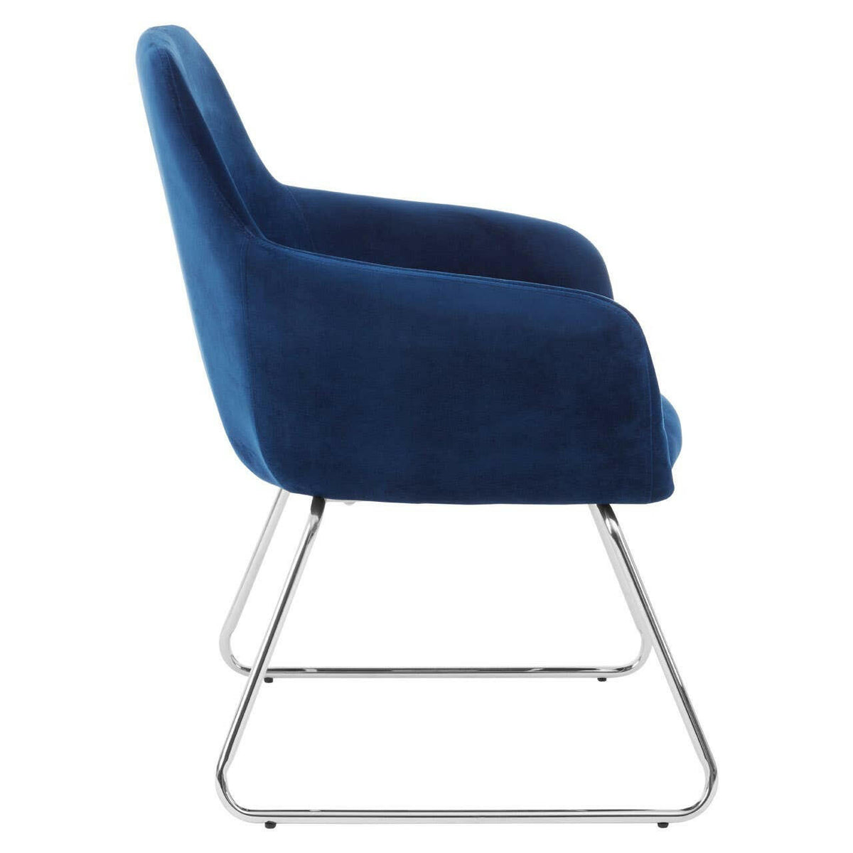 Stockholm Blue Fabric Chair.