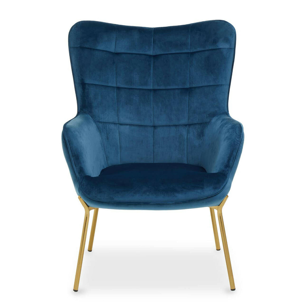 Stockholm Blue Velvet Chair.