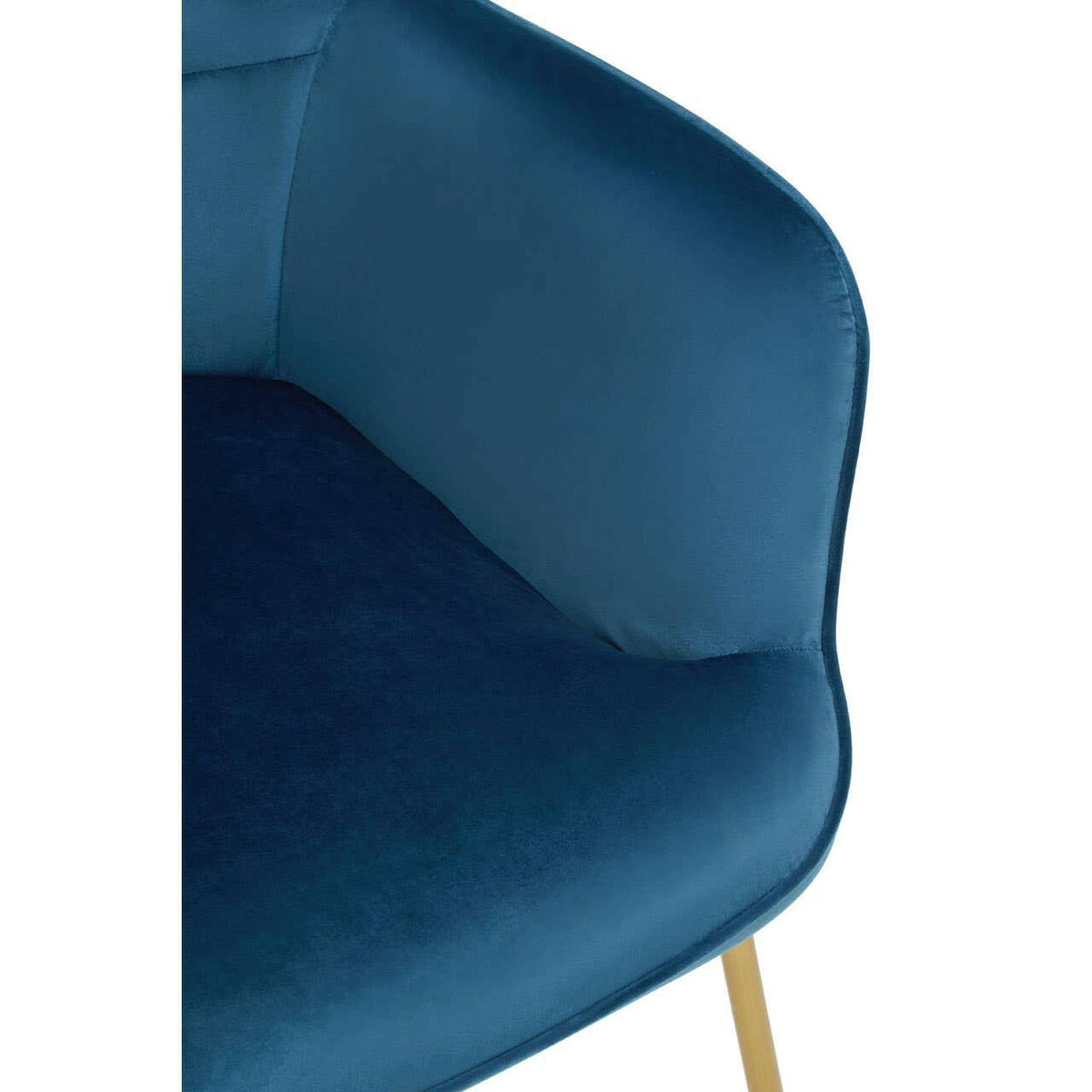 Stockholm Blue Velvet Chair.