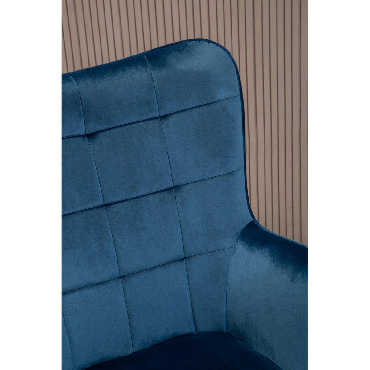 Stockholm Blue Velvet Chair.