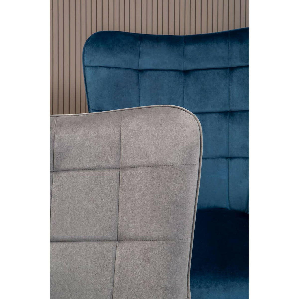 Stockholm Blue Velvet Chair.