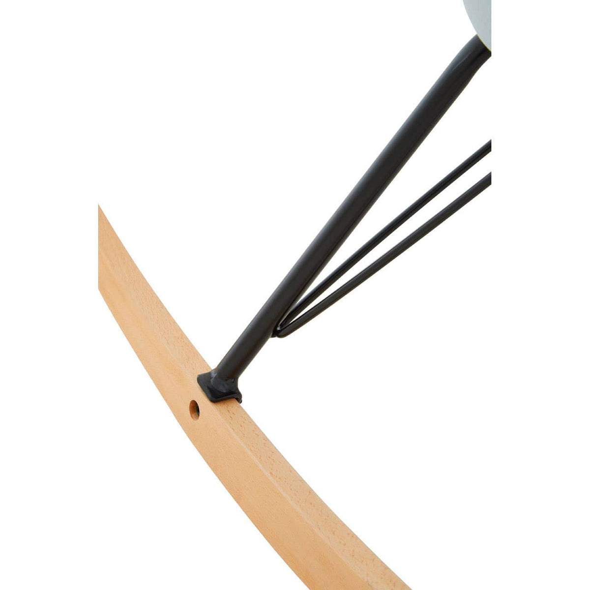 Stockholm Blue Velvet Rocking Chair.