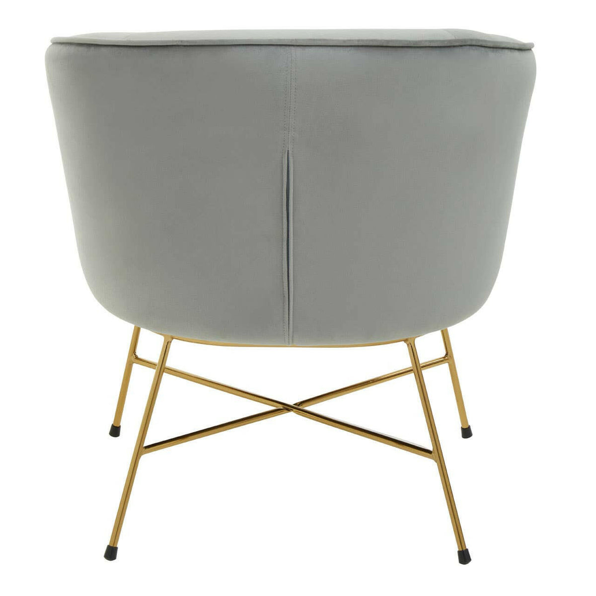 Stockholm Grey Chair With Metal Frame.