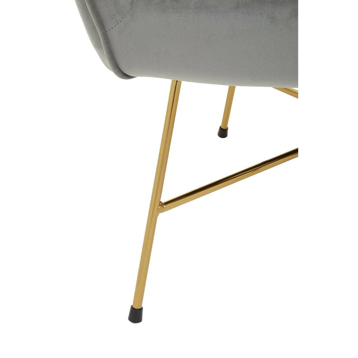 Stockholm Grey Chair With Metal Frame.