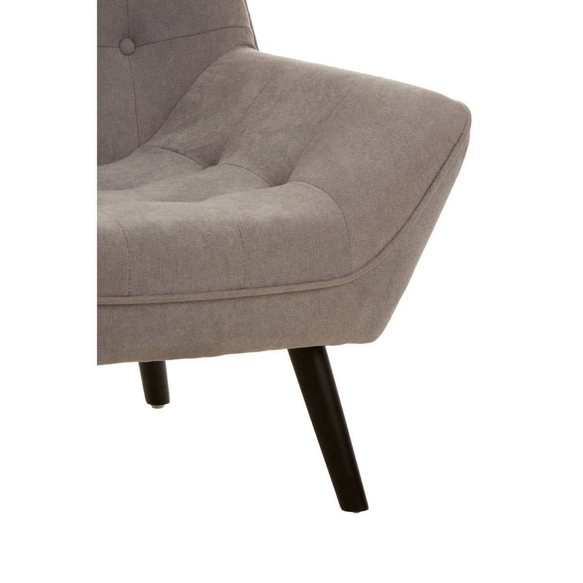 Stockholm Grey Curved Chair.