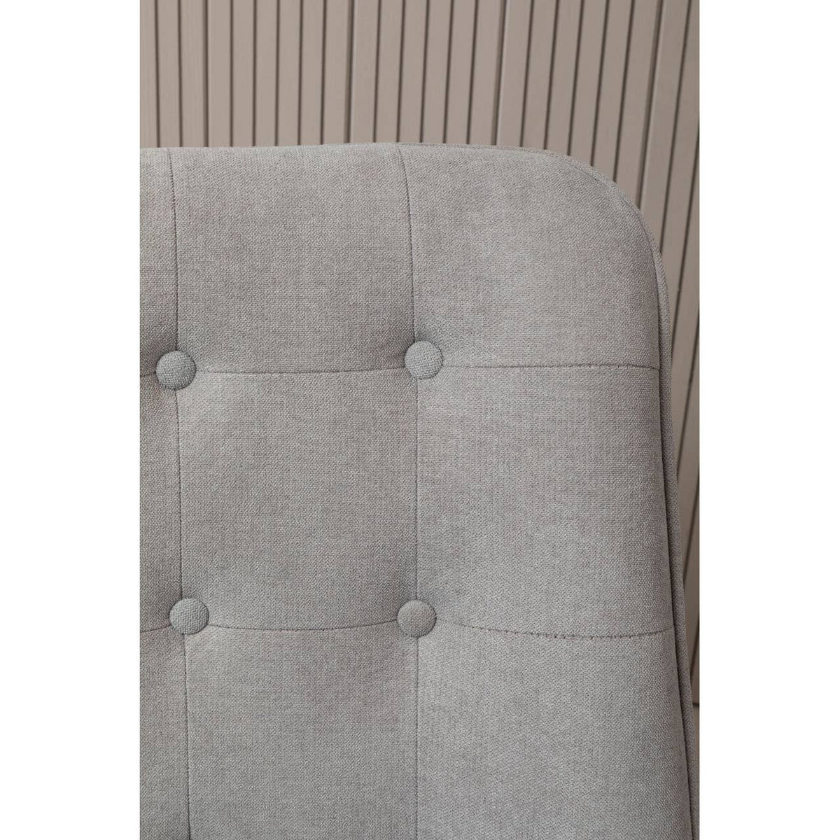 Stockholm Grey Curved Chair.