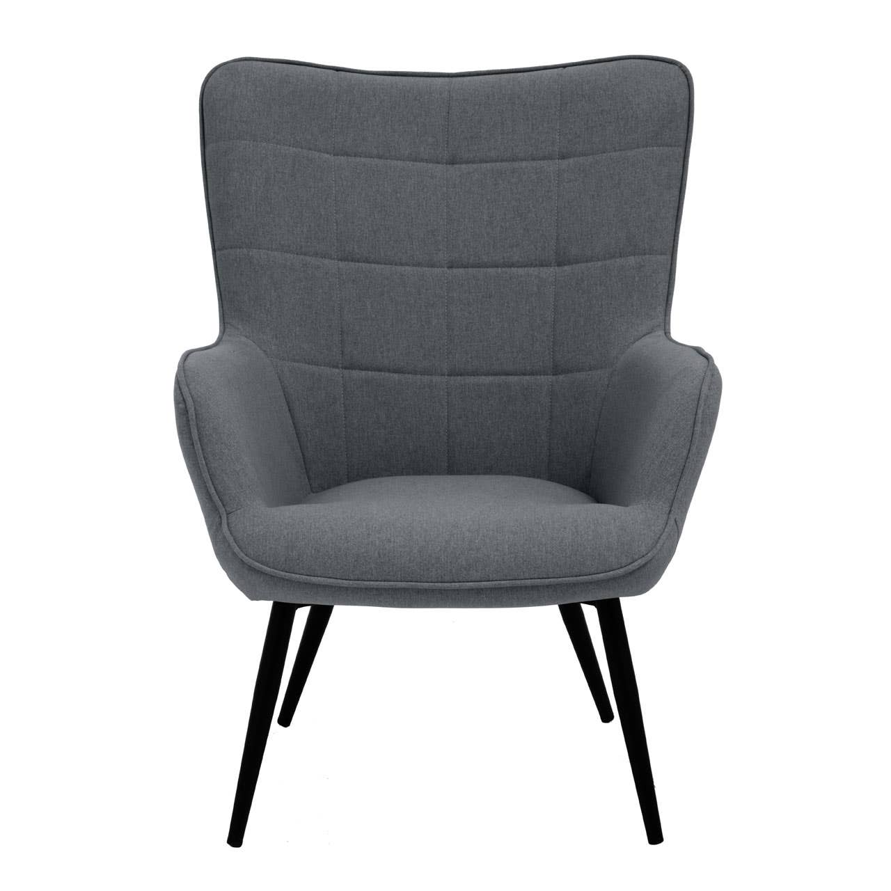 Noosa & Co. Living Stockholm Grey Fabric Armchair House of Isabella UK