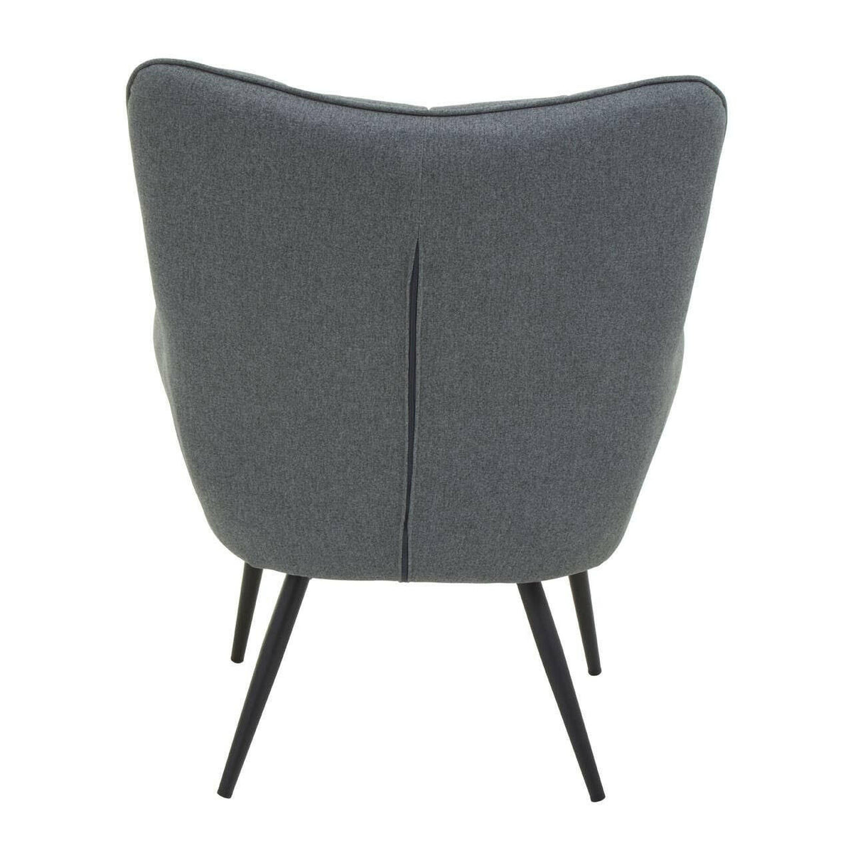 Stockholm Grey Fabric Armchair.