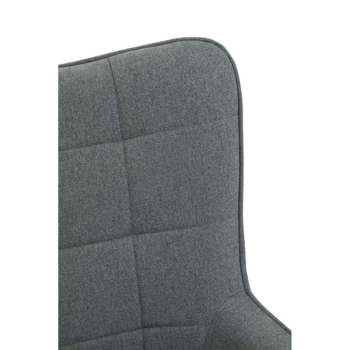 Stockholm Grey Fabric Armchair.