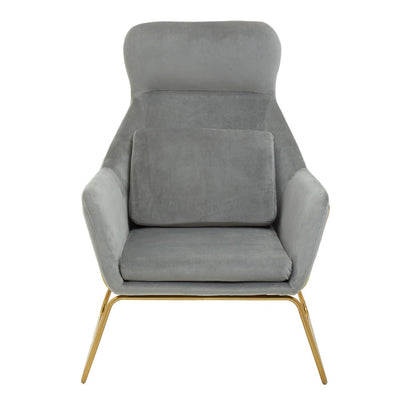 Noosa & Co. Living Stockholm Grey Velvet Armchair House of Isabella UK