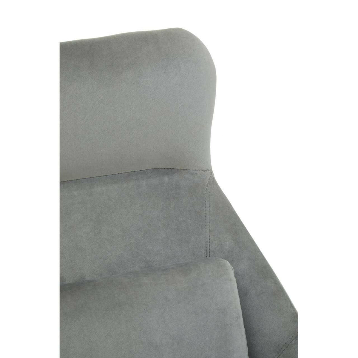 Stockholm Grey Velvet Armchair.