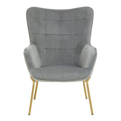 Noosa & Co. Living Stockholm Grey Velvet Chair House of Isabella UK