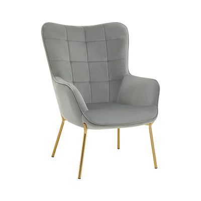 Noosa & Co. Living Stockholm Grey Velvet Chair House of Isabella UK