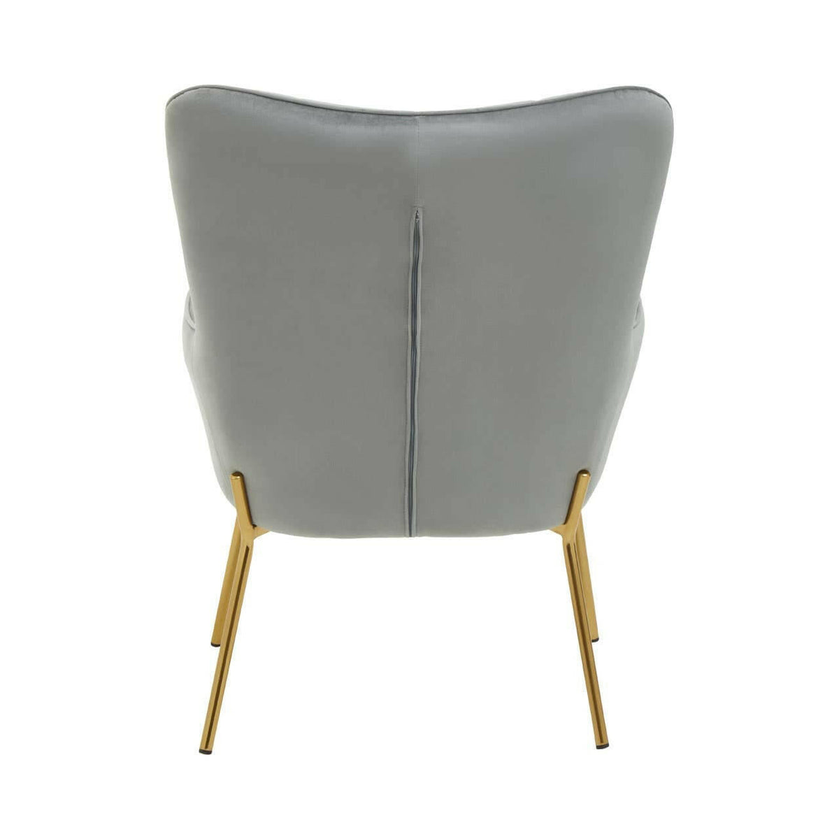 Stockholm Grey Velvet Chair.