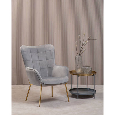 Noosa & Co. Living Stockholm Grey Velvet Chair House of Isabella UK