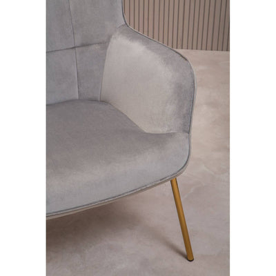 Noosa & Co. Living Stockholm Grey Velvet Chair House of Isabella UK