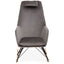 Stockholm Grey Velvet Rocking Chair.