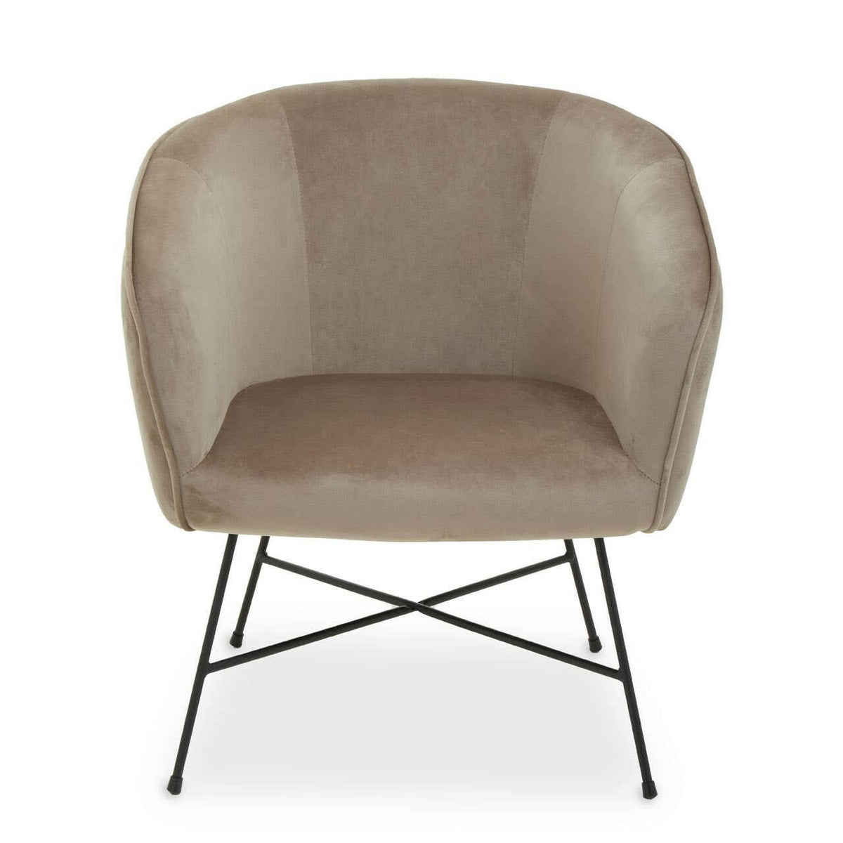 Stockholm Mink Velvet Chair.