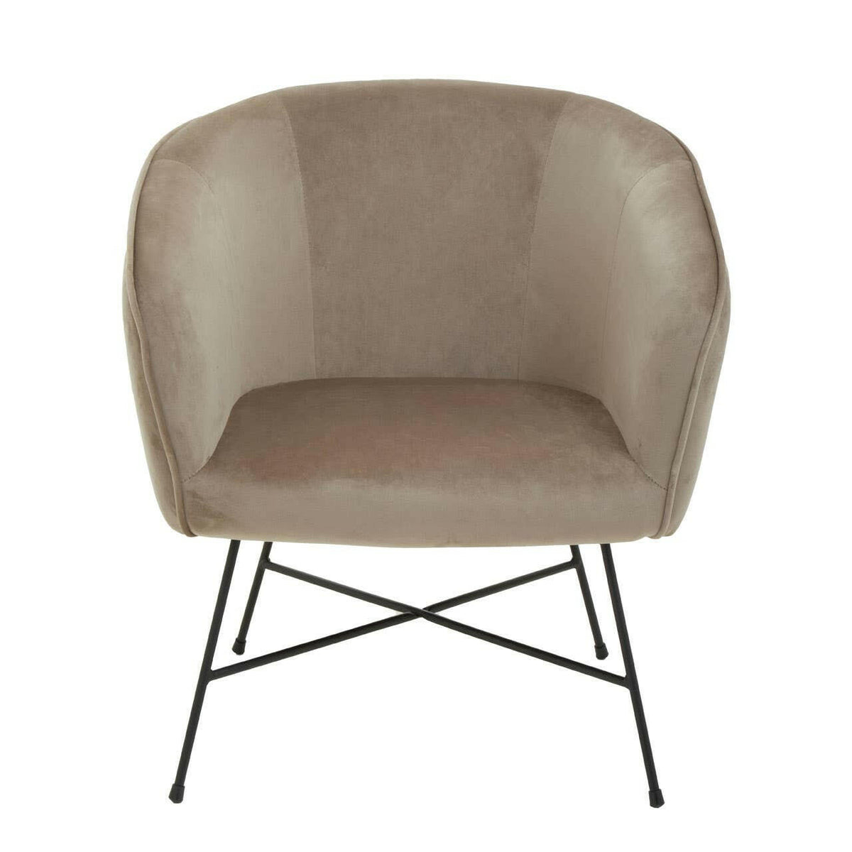 Stockholm Mink Velvet Chair.