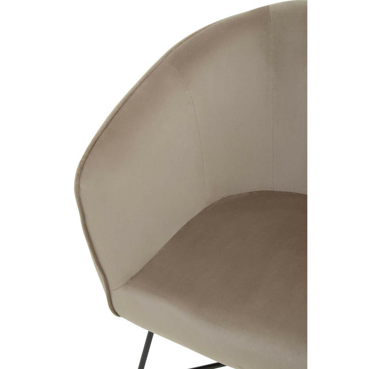 Stockholm Mink Velvet Chair.