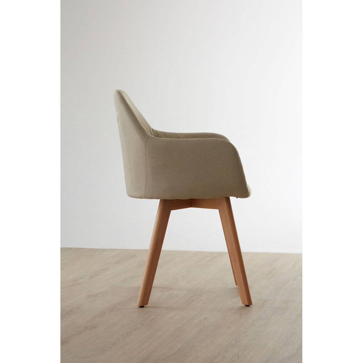 Stockholm Stone Fabric Chair.