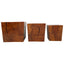 Surat Set Of 3 Teak Root Stools.