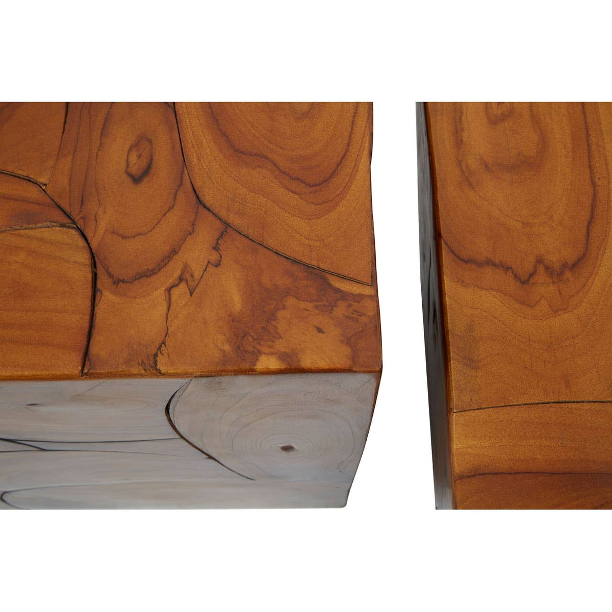 Surat Set Of 3 Teak Root Stools.