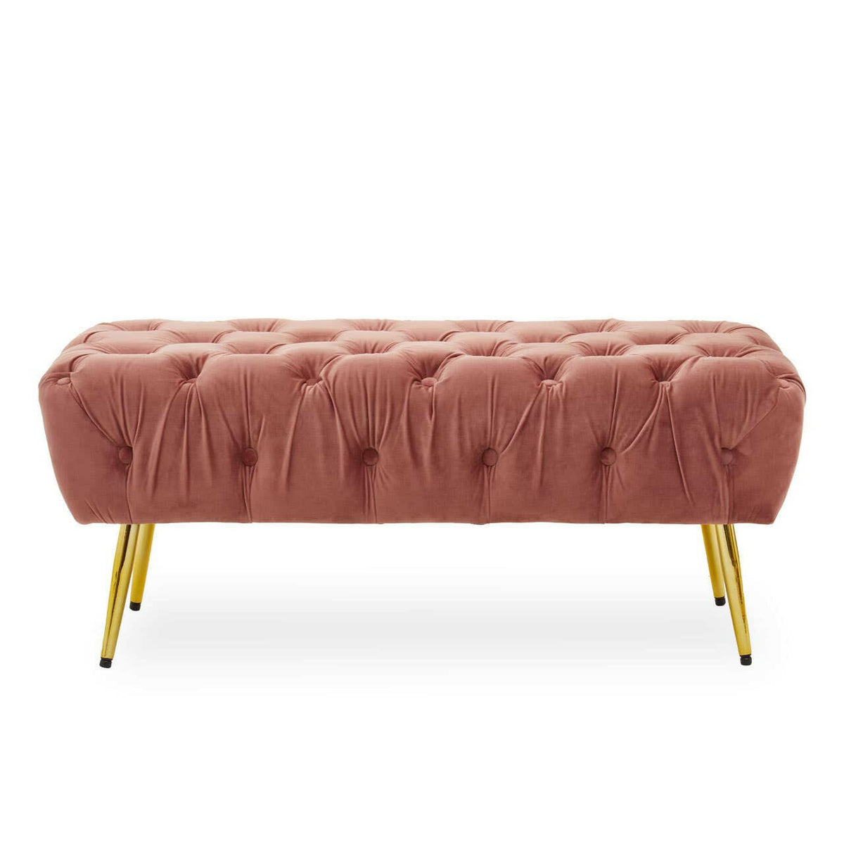 Tamra Gold Leg Footstool.